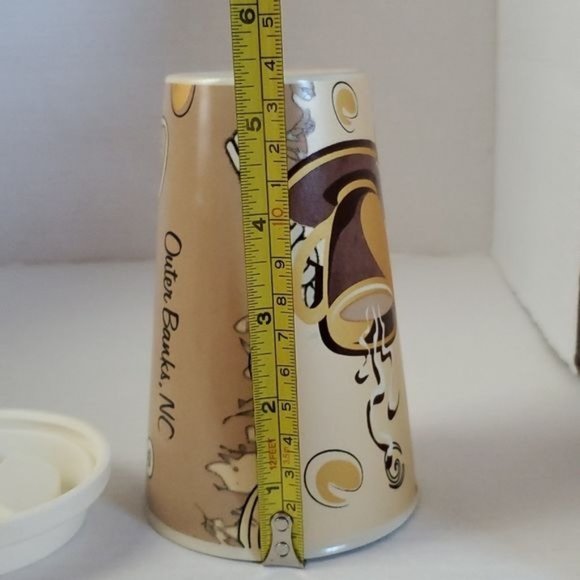 Ceramic Coffee Travel Tumbler Mug Cup 12 oz OUTER BANKS NORTH CAROLINA - Picture 9 of 12